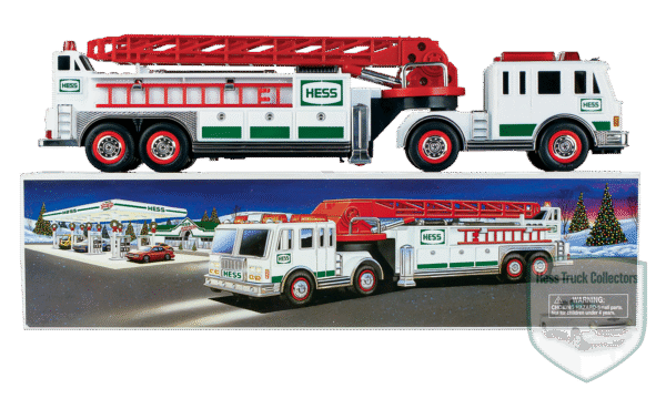 2000_Hess_Fire_Truck_With_Red_Ladder_View_1