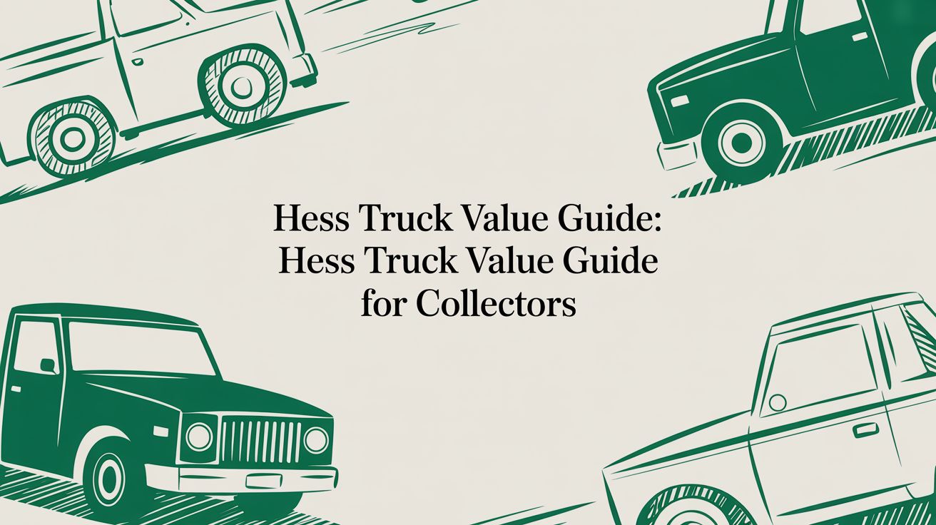 hess truck value guide trucks illustration